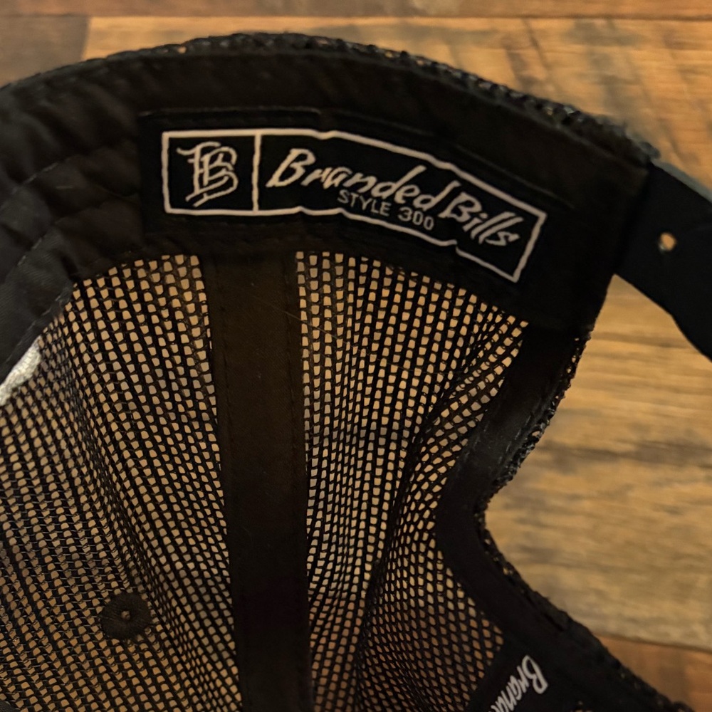 Tippy Canoe Black Branded Bills Trucker Hat - Picture 5 of 5